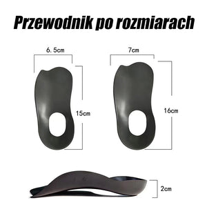 Wkładki do butów Half Arch Leg Corrector Instant Support