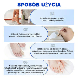 Naklejki na grzybicę paznokci