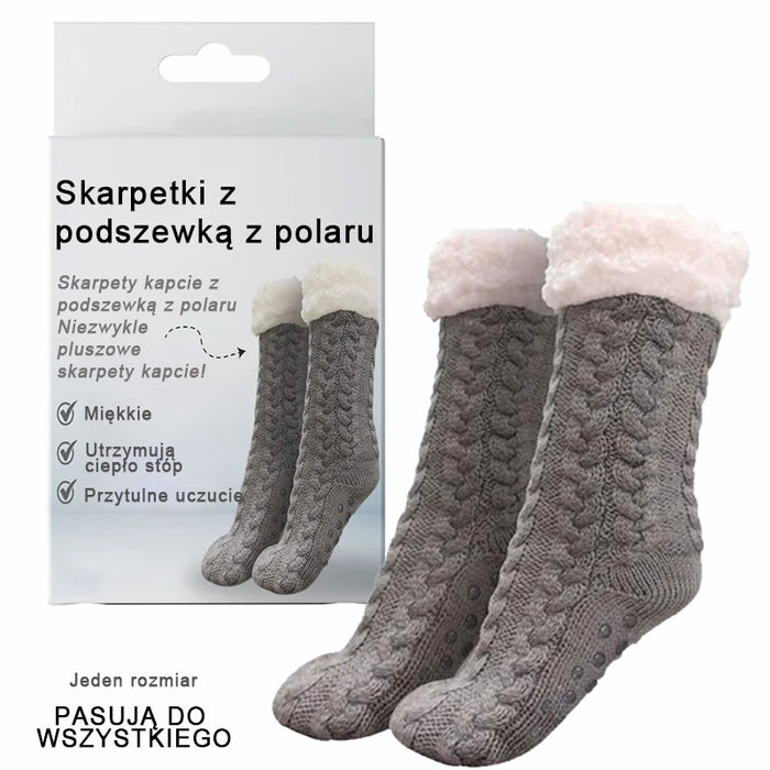 Skarpetki z podszewką z polaru