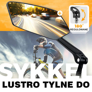 Lusterko wsteczne do roweru z możliwością obrotu i regulacji o 360°