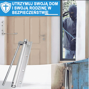 Regulowany automatyczny zamykacz drzwi