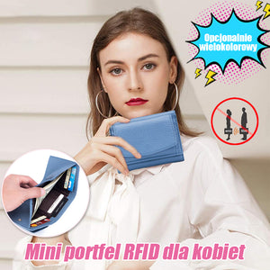 Mini portfel damski RFID