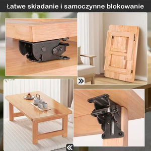 Zawias samoblokujący