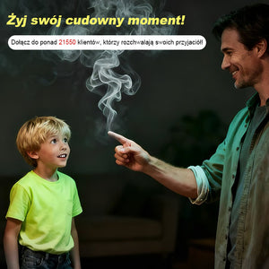 Tajemnicze magiczne rekwizyty z dymem palcowym