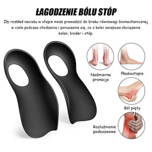 Wkładki do butów Half Arch Leg Corrector Instant Support