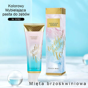 Kolorowa wybielająca pasta do zębów