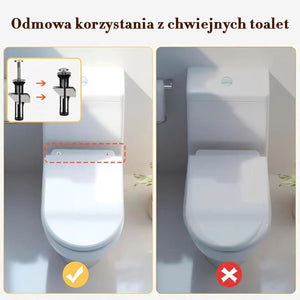 Zestaw śrub mocujących deskę sedesową o dużej wytrzymałości