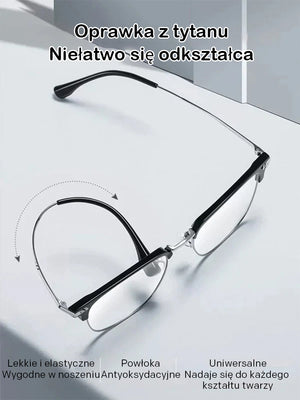Okulary do czytania Smart Zoom z filtrem światła niebieskiego