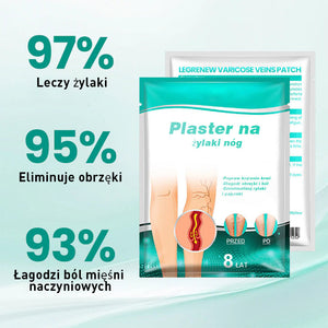 Plaster miejscowy na podniesione żyły