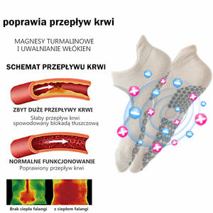Turmalinowe skarpety jonowe
