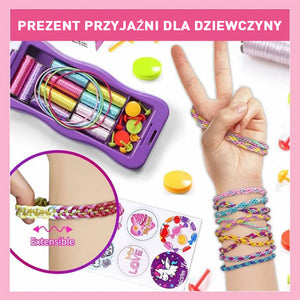 Zestaw do plecionki ręcznej z liną DIY