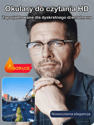 Okulary do czytania Smart Zoom z filtrem światła niebieskiego