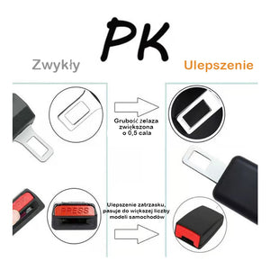Przedłużacz klamry pasa bezpieczeństwa w samochodzie