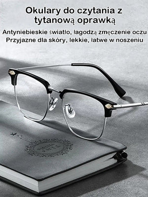 Okulary do czytania Smart Zoom z filtrem światła niebieskiego