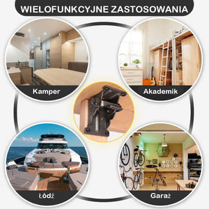 Zawias samoblokujący