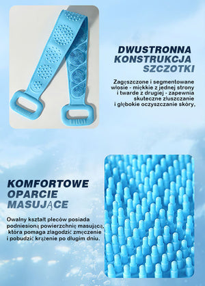 Silikonowa szczotka do szorowania pasów kąpielowych