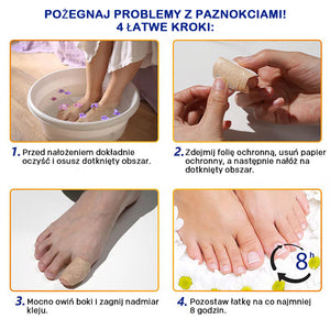 Naklejki na grzybicę paznokci
