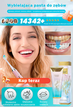 Kolorowa wybielająca pasta do zębów