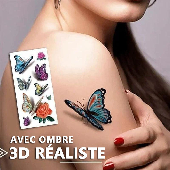 Modne naklejki 3D Tattoo 50 sztuk