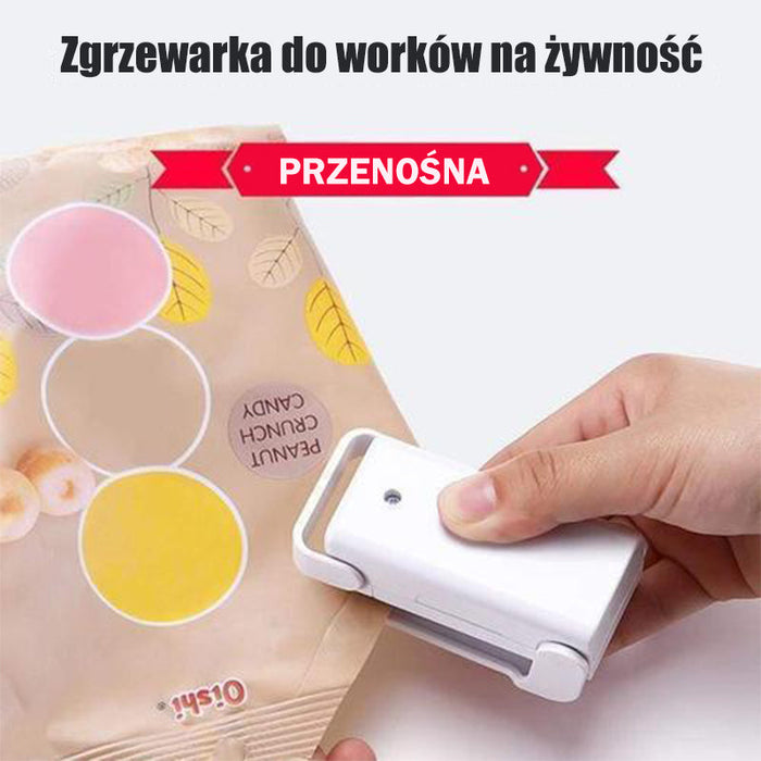 Przenośna maszyna do zamykania torebek na żywność