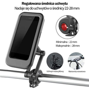 Wodoodporny i wstrząsoodporny uchwyt na telefon komórkowy do rowerów i motocykli