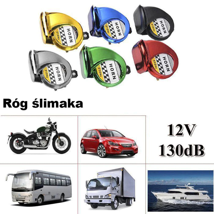 Róg ślimaka 130 dB