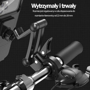 Wodoodporny i wstrząsoodporny uchwyt na telefon komórkowy do rowerów i motocykli