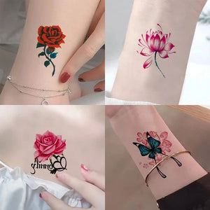 Modne naklejki 3D Tattoo 50 sztuk