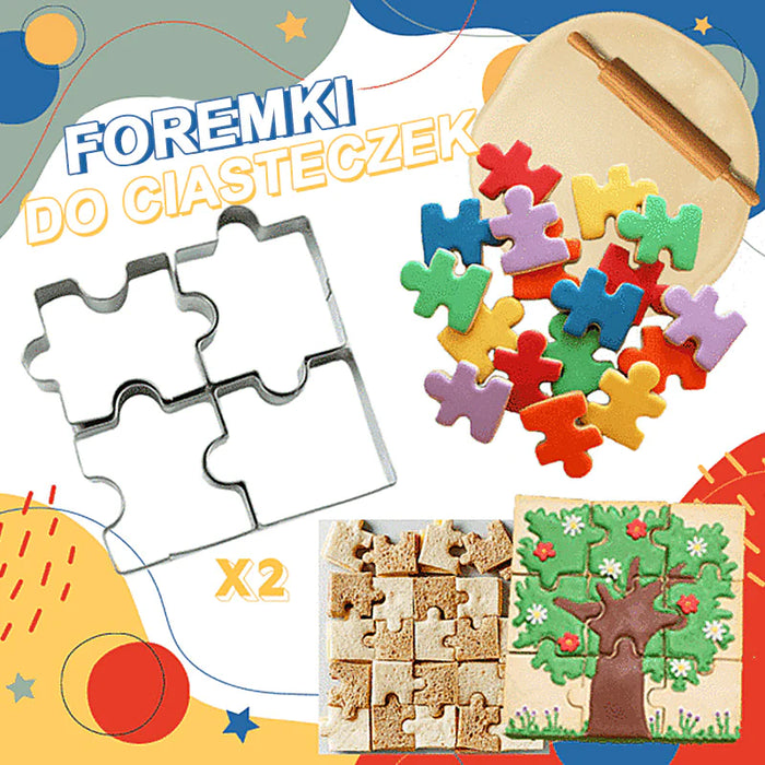 Puzzle z wycinanych ciasteczek - kup jeden, dostaniesz dwa