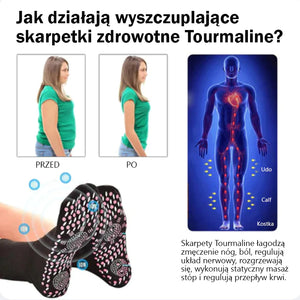 Skarpety fitness z akupresurą Tourmaline Self-Heating