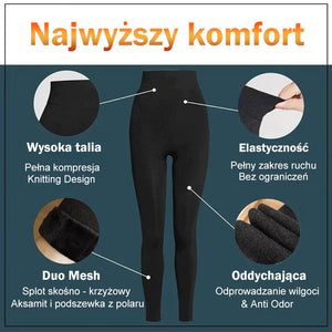 Legginsy rozgrzewające na zimę