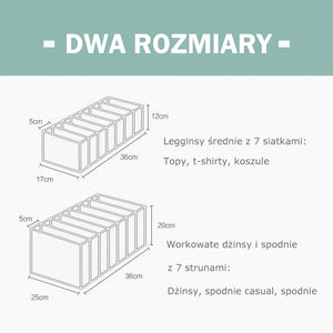 ORGANIZATOR ODZIEŻY DO SZAFY (2 SZT.)